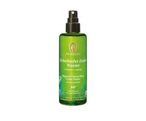 PRIMAVERA Eau végétale de pin cèdre bio 100 ml force végétale naturelle Bouteille en verre Hydrolat, spray corporel, aromathérapie Terre Végétalien