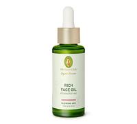 PRIMAVERA Rich Face Oil Huile régénérante 30 ml - Cosmétique naturel - Huile légère pour le visage pour les peaux matures et exigeantes - Actiche les cellules et raffermit la peau - Végétalien