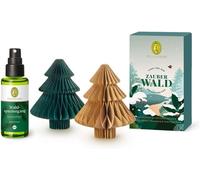 PRIMAVERA Set cadeau Parfum d'ambiance Promenade en forêtet arbre en papier rafraîchissant, fortifiant, vivifiant - diffuseur d'arômes, aromathérapie