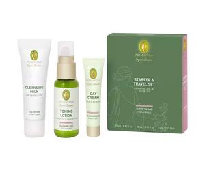 Primavera Soins-du-visage Glowing-AgeL'âge qui brilleKit de démarrage et de voyage Lait Nettoyant Doux & Délicat 25 ml + Lotion Tonifiante Perfectly Illuminating 28 ml + Crème de Jour Ultimate New Agi