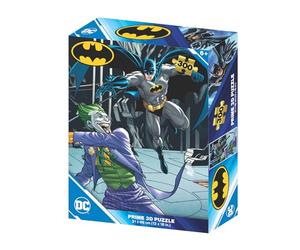 Prime 3D- Redstring Puzzle lenticulaire DC Comics Batman vs Joker 300 pièces (Efet 3D) Multicolore