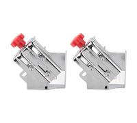 Prime à angle droit en acier inoxydable Haute précision 90 degrés Corner Clamp Woodworking Tool pour le cadrage d'image Soudage et décoration de maison 2 Pack