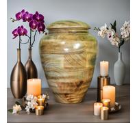 Prime Art Urne Funéraire en Bois pour Cendres Humaines et Animaux Domestiques - Taille L