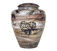 Prime Art Urne Funéraire en Bois pour Cendres Humaines et Animaux - Taille M (130 cu/pouce), Cœur