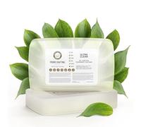 Prime Crafting Base de savon bio transparente à la glycérine pour la fabrication de savon, sans SLS, pour la fabrication de savon, à la glycérine, pour moulage de savon, à faire soi-même, avec bloc de