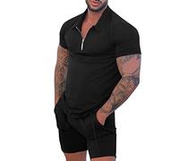 Prime Deals Of The Day Prime Sale Hommes mode décontracté couleur unie correspondant bord de mer plage vacances 3D impression numérique à manches courtes Shorts costume d Déstockage dans l'entrepôt
