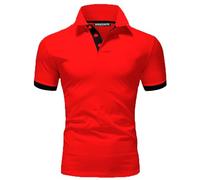 Prime Deals of The Day Prime Sale T-Shirt à Manches Courtes et col Montant pour Hommes, Mode décontractée, Blocage de Couleur, Sport Chemises Tunique Homme Manches Courte Amazon Outlet Clearance UK