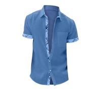Prime Deals of The Day Today Only Chemise Noir Manche Courte Chemise Infroissable T-Shirt Amincissant Homme Chemise Col Mao Blanche Chemise Homme Pas Cher Chemise Homme Rose Pale My Recent Orders