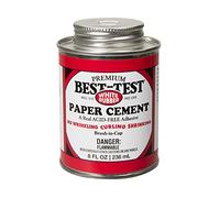 Prime en caoutchouc Best-Test papier ciment-8 onces