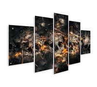 Prime Image sur toile Motif têtes de mort abstraites