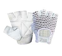 Prime Leather Net Cuir Mitaines Gant Gym ENTRAÎNEMENT Bud Gants DE Conduite Cuir Blanc Blanc Maille 404 2XL