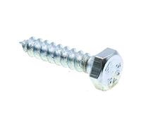 Prime-line 9054907 Lag Vis à tête hexagonale Bolt, 1/4 x 1-1/4 En, Acier zingué, Lot de 100