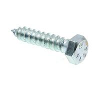 Prime-line 9055517 Lag Vis Bolt, tête hexagonale, 5/16 x 1-1/2 en, Acier zingué, Lot de 100