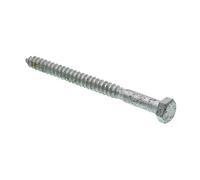 Prime-line 9055857 Lag Vis Bolt, tête hexagonale, 5/16 x 4 en, Acier galvanisé, Lot de 15