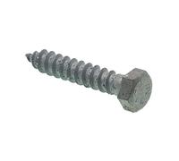 Prime-line 9056199 Lag Vis à tête hexagonale Bolt, 3/8 x 2 en, EN ACIER galvanisé, Lot de 25