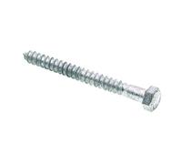 Prime-Line 9056410 Lot de 50 vis tire-fond, tête hexagonale, 3/8" x 4", acier galvanisé