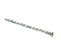 Prime-line 9056655 Lag Vis à tête hexagonale Bolt, 3/8 x 8 en, Acier galvanisé, Lot de 10