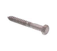 Prime-line 9056978 Lag Vis à tête hexagonale Bolt, 1/2 x 4 en, Acier galvanisé, Lot de 25