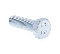 Prime-Line 9109371 Lot de 25 vis à tête hexagonale à six pans creux, classe 8.8 métrique, 1,0 x 25 mm, Acier zingué M7-1