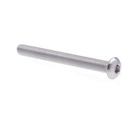 Prime-line 9169173 Douille Bouchon à vis, bouton, tête hexagonale (Allen) Drive, 10-32 x 2 en acier inoxydable 18-8 de qualité, Lot de 10