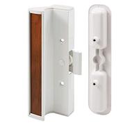 Prime-Line C 1202 Aluminum and Diecast Clamp Style Sliding Door Handle, White (Single Pack)