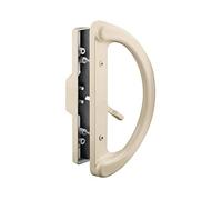 Prime-Line C 1343 - Lot de 1 poignée de porte coulissante en verre, trou central de 7,6 cm, moulé sous pression, couleur bronze, finition peinte, style mortaise
