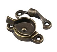 Prime-Line F 2653 Diecast Cam Action Window Sash Lock with Alignment Lugs, Mounting Holes 1-3/4 In. on Center, Antique Brass (Single Pack)