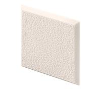 Prime-Line MP10867 Lot de 5 Protections murales carrées en Vinyle Rigide Ivoire texturé Dos adhésif 5,1 x 5,1 cm