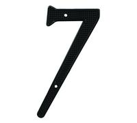 PRIME-LINE MP4117 Lot de 2 numéros d'adresse de maison 4 pouces Finition noire moulé sous pression zinc 7