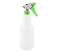 PRIME-LINE MP51001 Lot de 3 flacons pulvérisateurs à gâchette, 680,4 g, position de pulvérisation à 360 degrés, plastique blanc translucide avec bordure verte