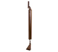 Prime Line MP5173 Ferme-porte pneumatique, 26,4 cm, marron canadien, réglable, poids moyen, lot de 1