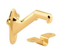 Prime Line Mp9046-4 support de rail à la main, Laiton plaqué nickel, Lot de 4