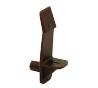 Prime Line Mp9117-100 autobloquante support à pinces à linge avec étagère, 3/10,2 cm 1/10,2 cm Lot de 100, Marron