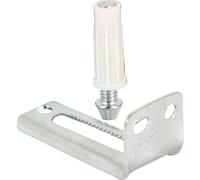 Prime-Line N 6992 Pivot inférieur de porte et support à deux volets (lot unique)