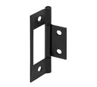 Prime-Line N 72738Bi-Fold Door Lot de 2 charnières sans mortaise Noir mat