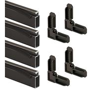 Prime-Line PL 7807 Kit de cadre d'écran en aluminium, finition bronze 5/16 po x 3/4 po x 48 po