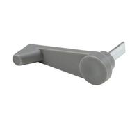 Prime-Line Products E 2065 Verrou de porte coulissante à levier avec goupille en acier, plastique gris