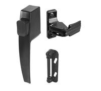 Prime-Line Products K 5007 Push Button Screen/Storm Door Latch Set, Black by Prime-Line Products