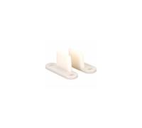 Prime-line Products N 6567 Bypass Guide au sol de porte, EN NYLON, (lot de 2)