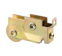 Prime-Line Products N 6574 Ensemble de rouleau de porte miroir, roue à roulement à billes en acier de 3,8 cm