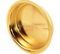 Prime-Line Products N 7137 2-1/8-Inch Round Closet Door Pull with Flush, Solid Brass,(Pack of 2) by Prime-Line Products