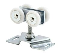 Prime-line Products N 7449 Porte Roller Assembly, 7/8 en., CONVEXE, plastique, Pneus, Casier en acier et roulement à billes