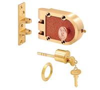 Prime-line Products SE 15326 Bronze vec cylindre Unique et plat Strike, Laiton