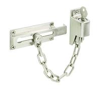 Prime-line Products U 11093 Keyed moulé sous pression Chaîne Porte Guard, 3-1/10,2 cm, finition nickel satiné
