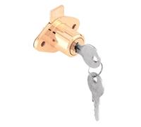 Prime-line Products U 9947 tiroir et serrure de meuble, 7/8 en. Diamètre extérieur, moulé sous pression, Laiton plaqué