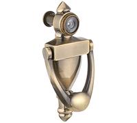 Prime-Line S 4235 Heurtoir de porte et visière, construction moulée sous pression, finition laiton antique (lot de 1)