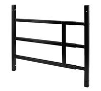 PRIME-LINE S 4747 Grille de fenêtre fixe à 3 barres en acier carbone, 40,6 cm, noir, 39,9 cm H x 39,5 cm - l