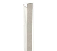 PRIME-LINE U 10081 Bouclier d'angle avec Ruban adhésif, Transparent, 1,9 cm x 121,9 cm