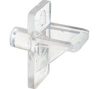 Prime-Line U 10136 Lot de 8 Chevilles de Support d'étagère en Plastique Transparent 6,35 mm