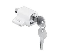Prime-Line U 9862 Serrure de porte coulissante à clé Blanc 4,5 cm